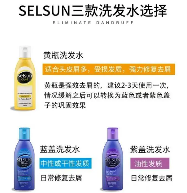 selsun洗发水去屑止痒控油无硅油澳洲进口